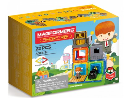 MAGFORMERS Městečko Banka 22 dílků