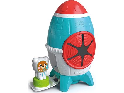 CLEMENTONI Soft Clemmy Senzorický box Vesmírná raketa s 5 kostkami