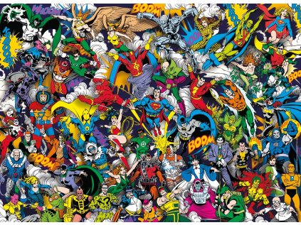 CLEMENTONI Puzzle Impossible: DC Comics Justice League 1000 dílků
