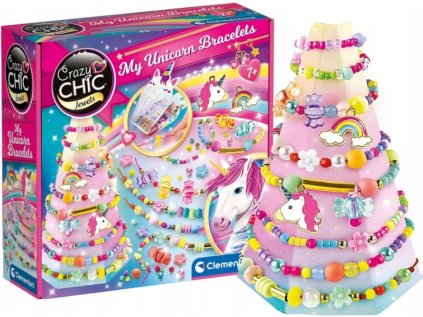 CLEMENTONI Crazy Chic Jewels: Náramky s jednorožci