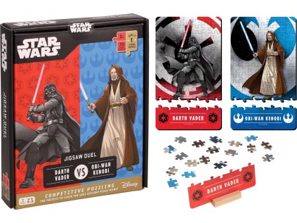 RIDLEY'S GAMES Puzzle Duel Star Wars: Darth Vader vs Obi-Wan Kenobi 2x70 dílků