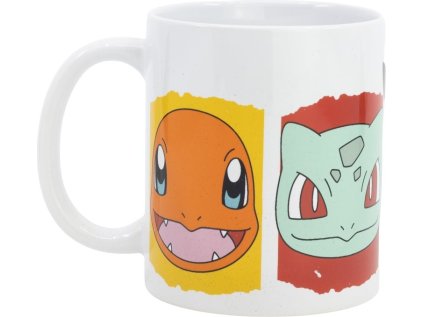 STOR Hrneček keramický 325 ml Obličeje Pokémonů