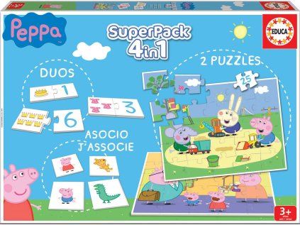 soubor her prasatko peppa 4v1 118222