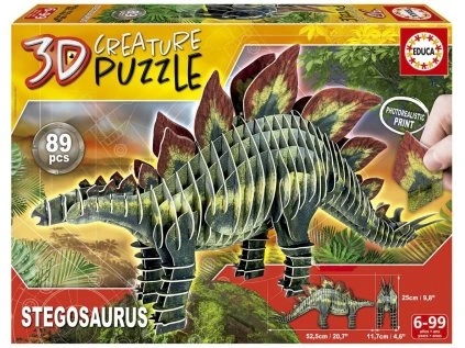 3d puzzle stegosaurus 89 dilku 153933