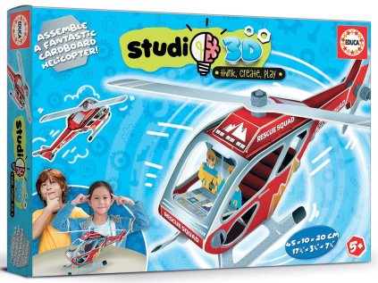 EDUCA Studio 3D model Záchranářský vrtulník