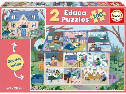 puzzle dum 2x100 dilku 222673