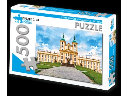 TOURIST EDITION Puzzle Svatý kopeček u Olomouce - bazilika 500 dílků (č.34)