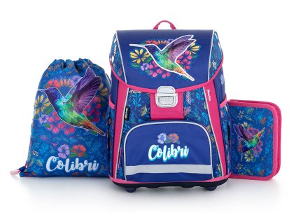 OXYBAG Školní set Premium Kolibřík