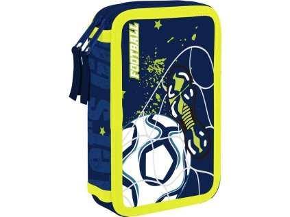 OXYBAG Školní penál dvoupatrový Fotbal