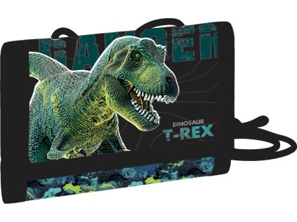 OXYBAG Dětská textilní peněženka Premium Dinosaurus