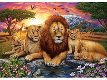 ART PUZZLE Puzzle Lví rodina 1000 dílků