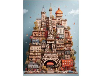 puzzle eiffelova vez 1000 dilku 238685