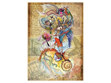 ANATOLIAN Puzzle Čerokézká dívka cestující světem 1500 dílků