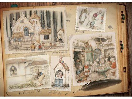 puzzle kolaz pohadek efteling 1000 dilku 162996