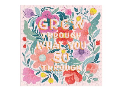 GALISON Čtvercové puzzle Grow through what you go through 500 dílků