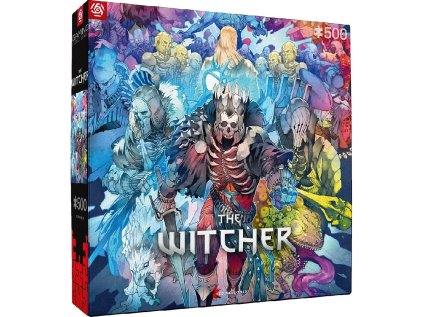 GOOD LOOT Puzzle The Witcher: Frakce monster 500 dílků