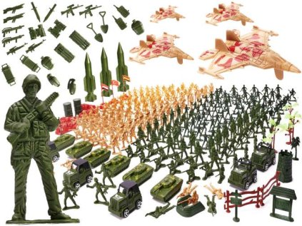 sada vojaci s doplnky 307 ks 211360