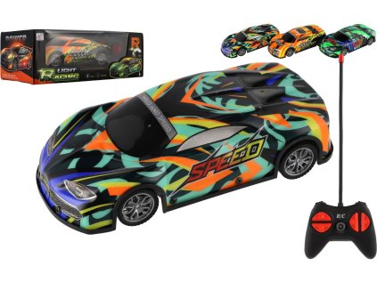 TEDDIES Závodní auto RC se světlem 1ks (mix)