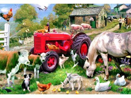 ALIPSON Puzzle Na farmě 1000 dílků