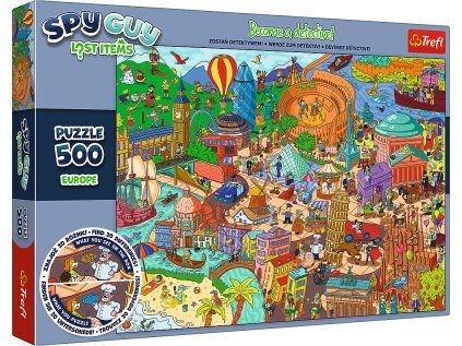 puzzle lost items spy guy evropa 500 dilku 221832