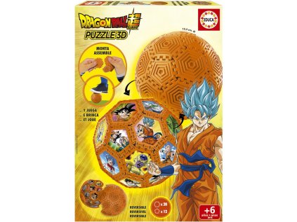 EDUCA 3D Puzzle Build&Play: Dračí míč 32 dílků