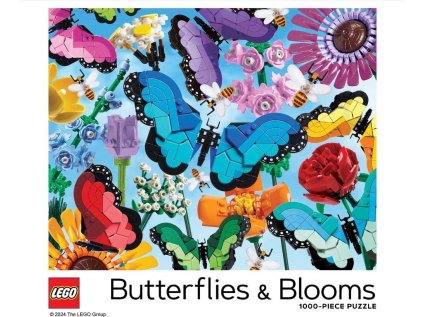 CHRONICLE BOOKS Puzzle LEGO® Motýli a Květy 1000 dílků