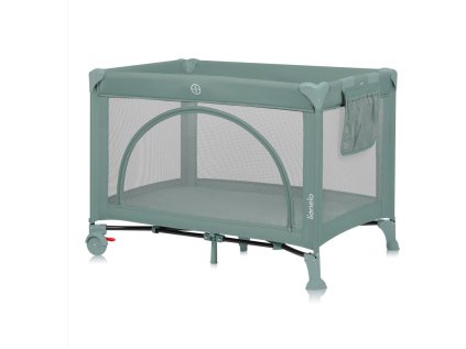 LIONELO Postýlka cestovní Laura Green Sage