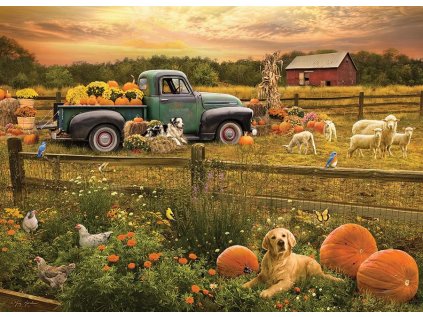 COBBLE HILL Puzzle Sklizeň 1000 dílků