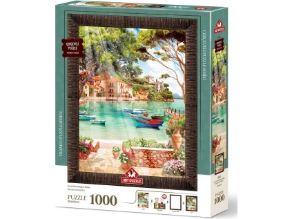 ART PUZZLE Puzzle s rámem a lepidlem 3v1 Dobré ráno 1000 dílků