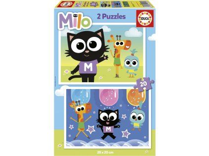 puzzle milo 2x20 dilku 243265