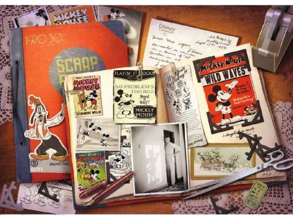 RAVENSBURGER Puzzle Disney: 1930 Mickeyho výročí 1000 dílků