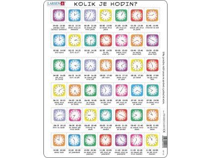 puzzle hodiny 42 dilku 247681