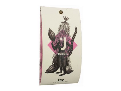 Chocolate Jordis 67% dark chocolate with cocoa nibs 50g