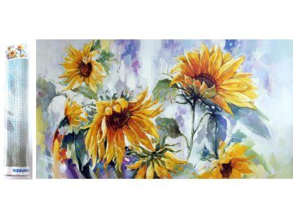 diamantove malovani slunecnice 80x40cm 211663