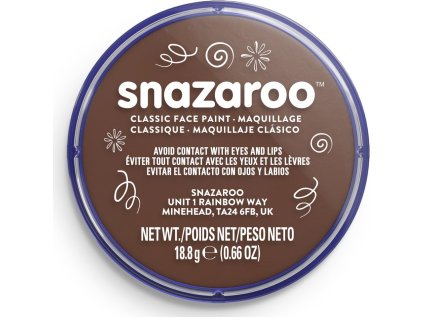 SNAZAROO Barva na obličej Světle hnědá (Light Brown) 18ml