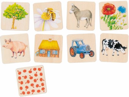 drevene pexeso venkov 247636