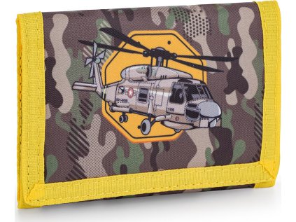 OXYBAG Dětská textilní peněženka Helikoptéra