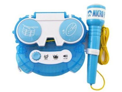 karaoke mikrofon modry 145827