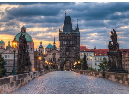 RAVENSBURGER Puzzle Procházka po Karlově mostu 1000 dílků