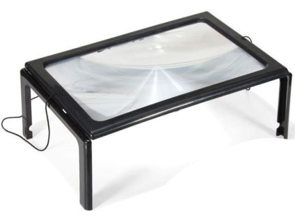 Čítacia lupa A4 v rámčeku s LED svetlom TIPA 2121