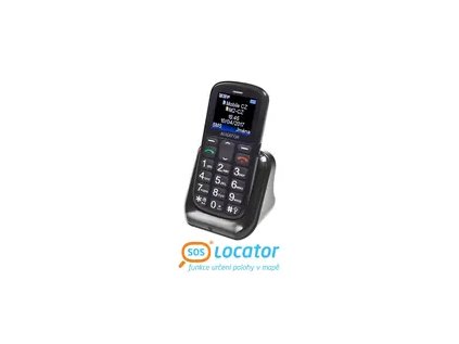 Aligator A321 Senior čierno-šedá / CZ / 1.8 / Dual-SIM / microSD