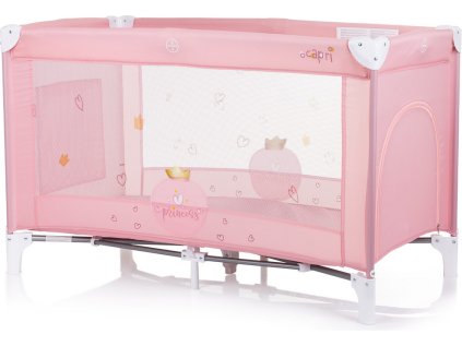 CHIPOLINO Postýlka cestovní Capri Princess Pink