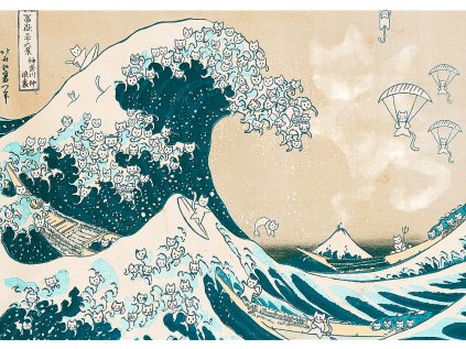 TREFL Puzzle Velká kočičí vlna 500 dílků