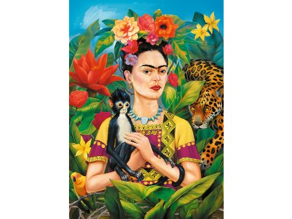 TREFL Puzzle Premium Plus Portrét Fridy Kahlo 1000 dílků