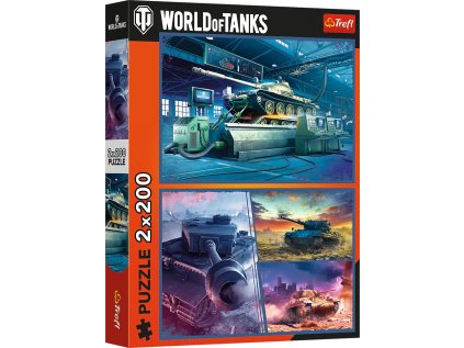 TREFL Puzzle World of Tanks: Obrněná mise 2x200 dílků