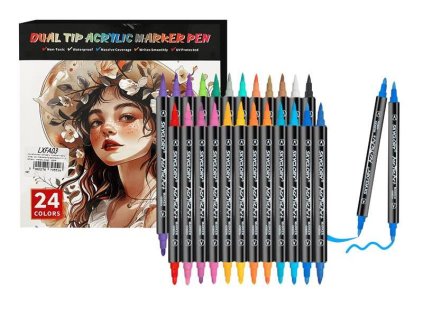 Fixy akrylové LTC LXFA03 24ks