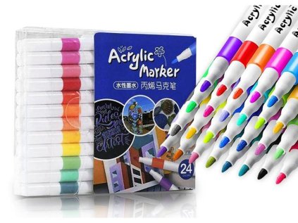 Fixy akrylové LXFA01 24ks