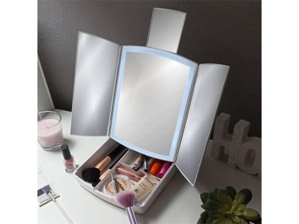 Zrkadlo 4L 9828 LED skladacie