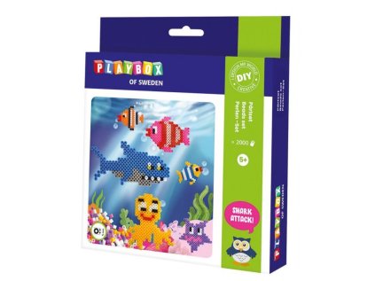 PLAYBOX Zažehlovací korálky Sada Podmořský svět 2000ks