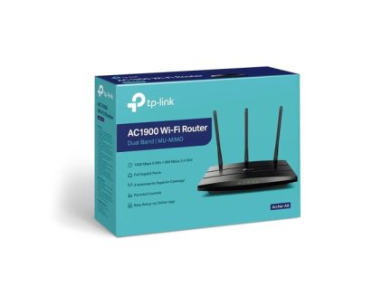 TP-Link Wi-Fi Router Archer A8 AC1900, 1900Mbps, LAN/WAN, 802.11ac, Black EU